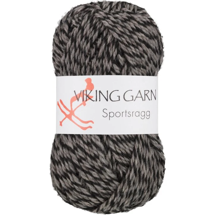 Viking Sportsragg 540 Grå/sort - Uld/Akryl/Nylon