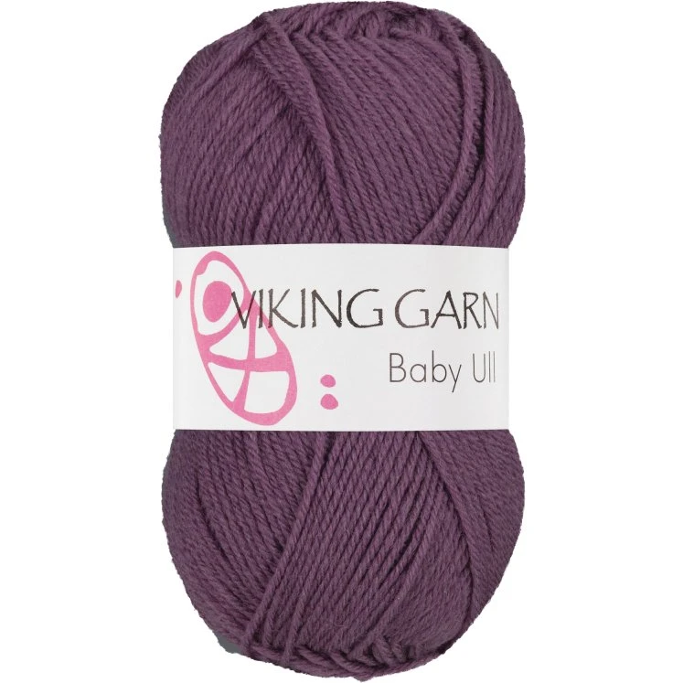 Viking Baby Ull 378 Lilla - 100% Merinould