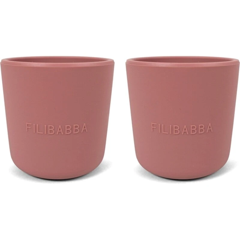 Filibabba Silikonekop Rose, 2 stk