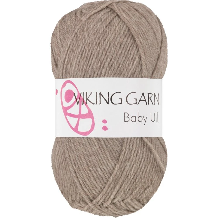 Viking Baby Ull 309 Lys brun - 100% Merinould