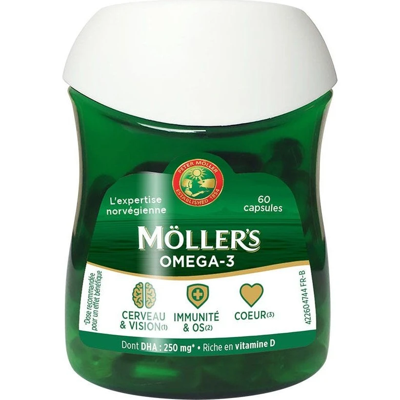 Möller's Omega 3 dobbeltkapsler, 60 stk