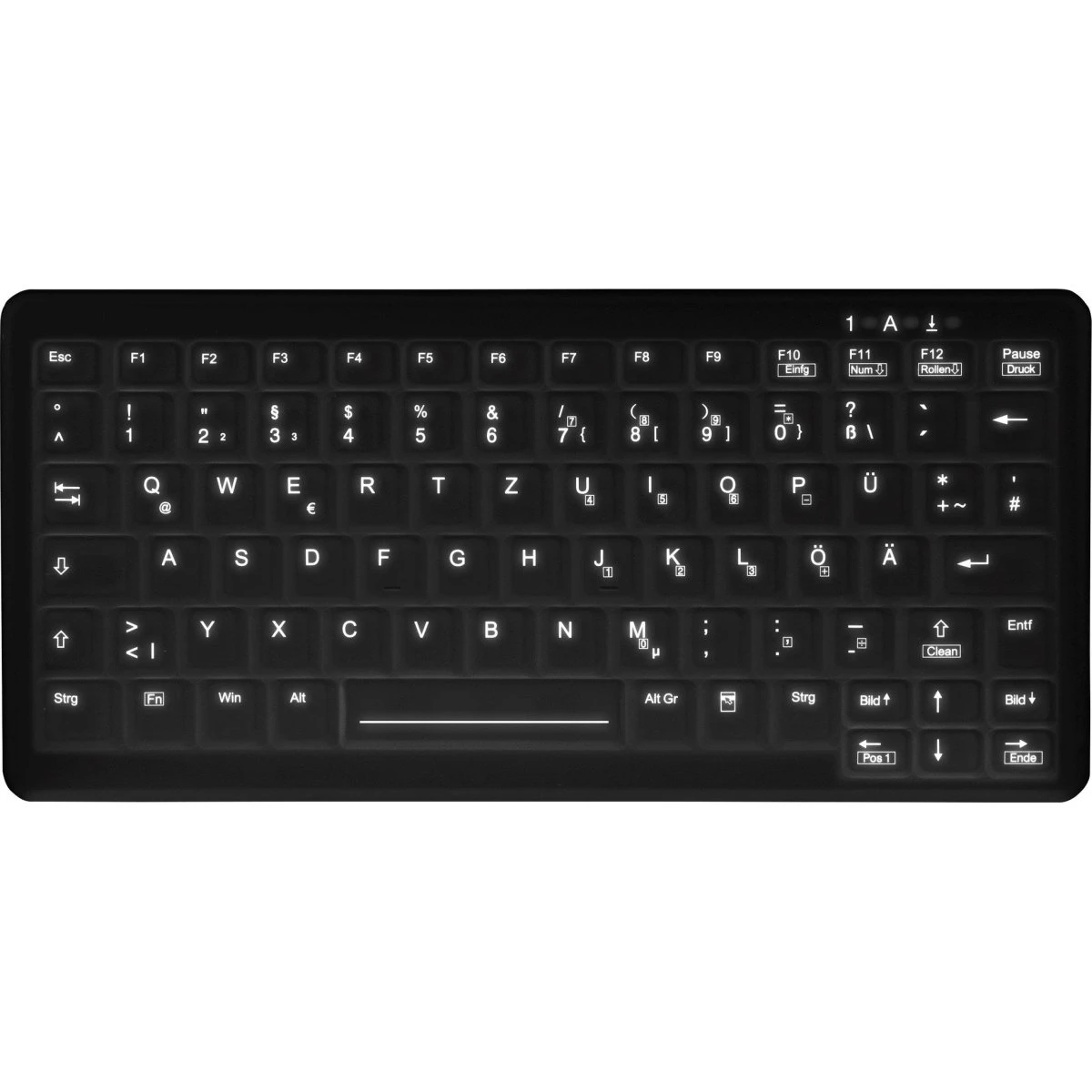 Cherry Active Key MedicalKey AK-C4110 Nordisk Tastatur Sort