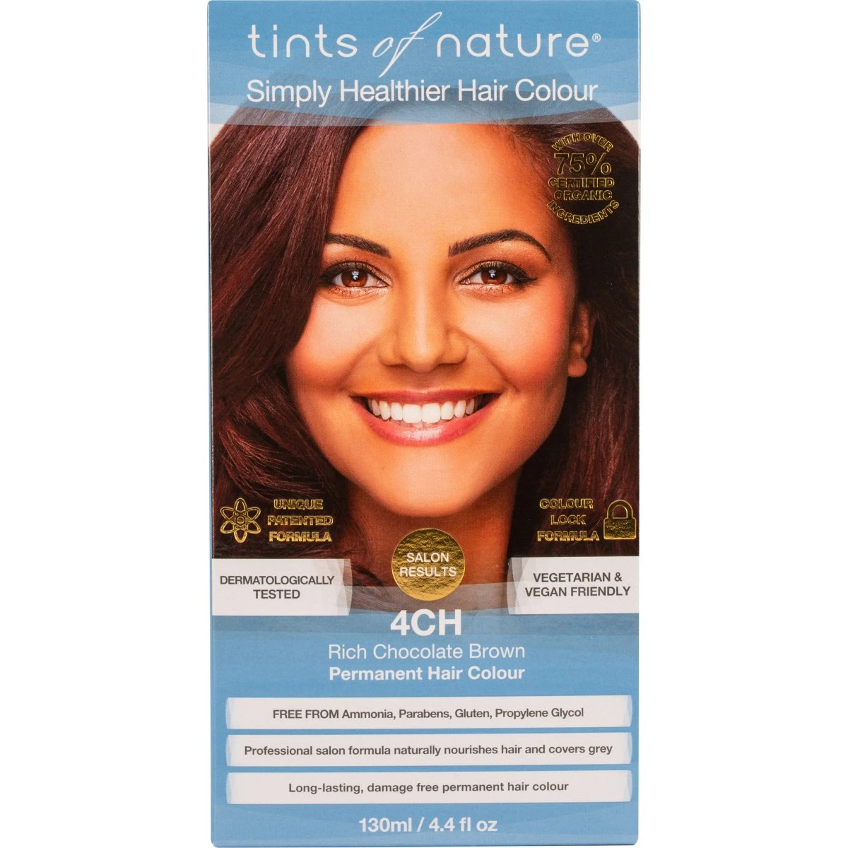 Tints of Nature Rich Chocolate Brown 4CH Hårfarve