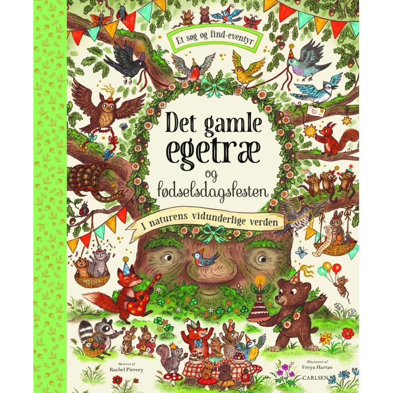 Det gamle egetræ og fødselsdagsfesten – børnebog (hardcover)