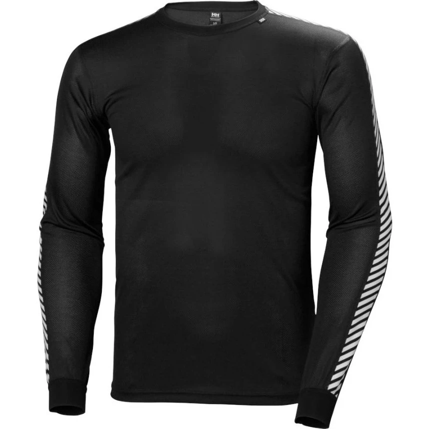 Helly Hansen Dry Stripe Crew herre, sort
