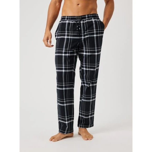 Björn Borg Core Flannel Pyjamasbukser Sort, XS