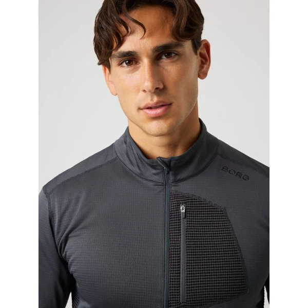 Björn Borg Borg Fleece Midlayer - Sort, M