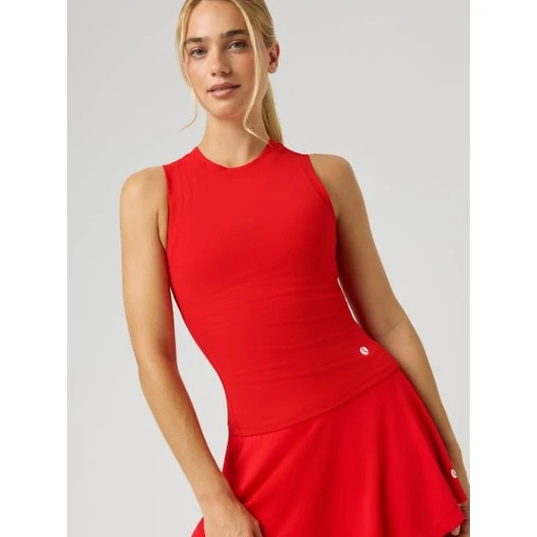 Björn Borg Ace Pocket Ribbed Tank Top Rød, S