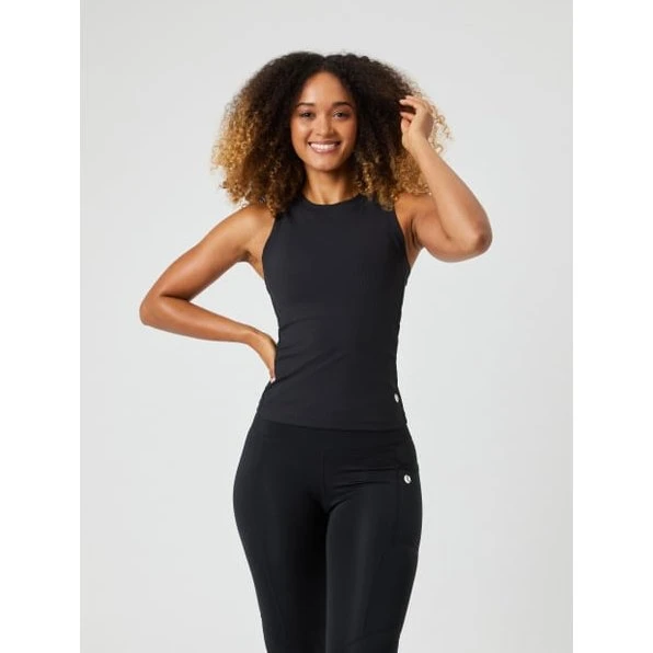 Björn Borg Ace Pocket Ribbed Tank Top Sort, L