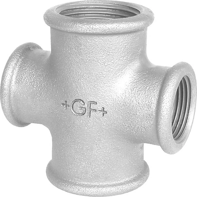 Georg Fischer +GF+ Kryds galvaniseret 1-3/4''