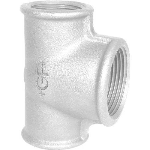GF T-stykke galvaniseret 1/2x3/4x1/2