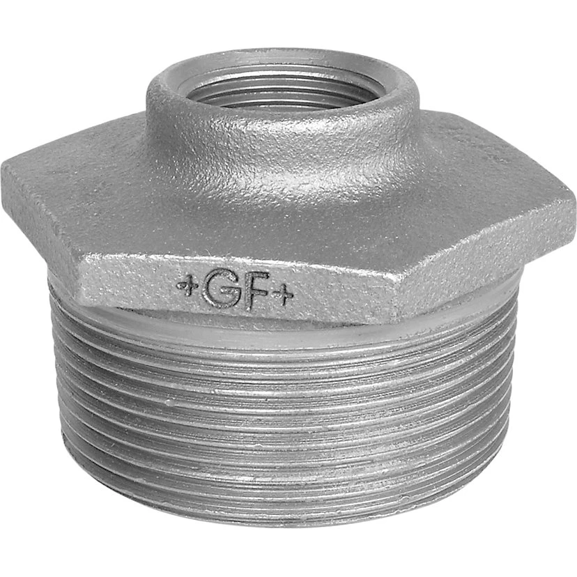 GF Nippelmuffe sort 2 1/2 x 1 1/2"
