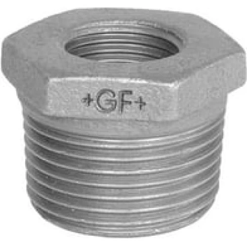 GF Galvaniseret koncentrisk nippelmuffe 2" x 1"