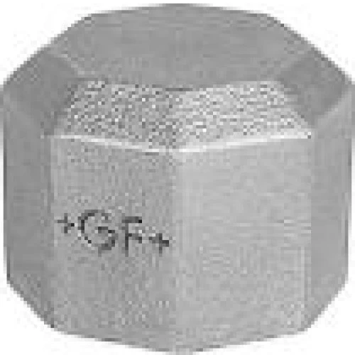 Georg Fischer slutmuffe sort 1/4''