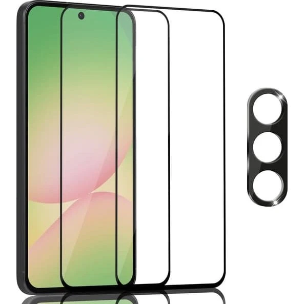Samsung A56 Skærmbeskyttelse (2-pack) & Linsebeskyttelse (1-pack)