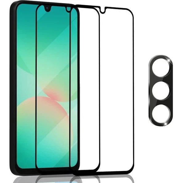Samsung A26 Skærmbeskyttelse (2-pack) & Linsebeskyttelse (1-pack)