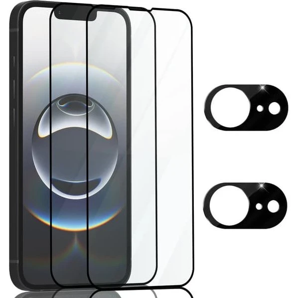 iPhone 16E Skærmbeskyttelse & Linsebeskyttelse - 2-pak Hærdet Glas