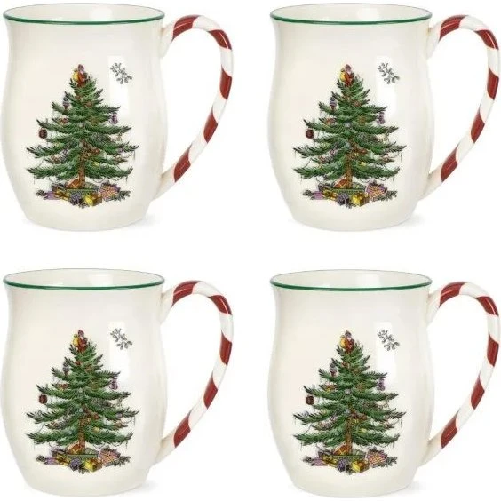 Spode Christmas Tree Krus 40 cl - 4-pak