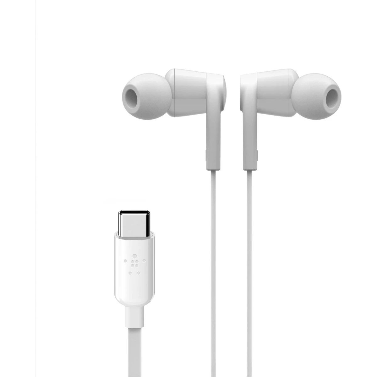 Belkin Rockstar In-Ear Høretelefoner USB-C - Hvid