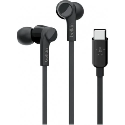 Belkin Rockstar USB-C In-Ear Høretelefoner - Sort