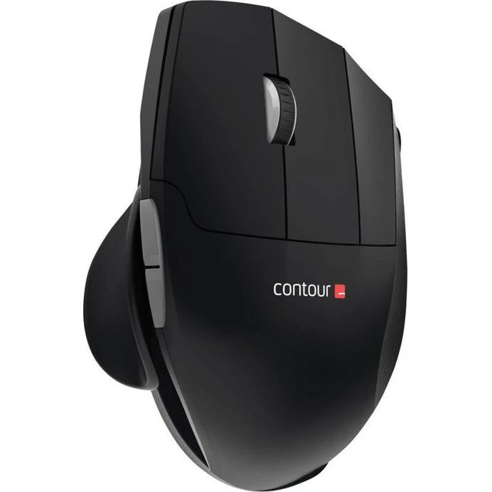 Contour Unimouse Wireless Ergonomisk Mus - Sort