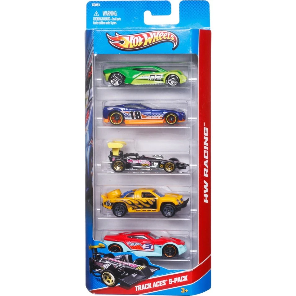 Hot Wheels Speed Blur 5-pak - 5x 1:64 legetøjsbiler