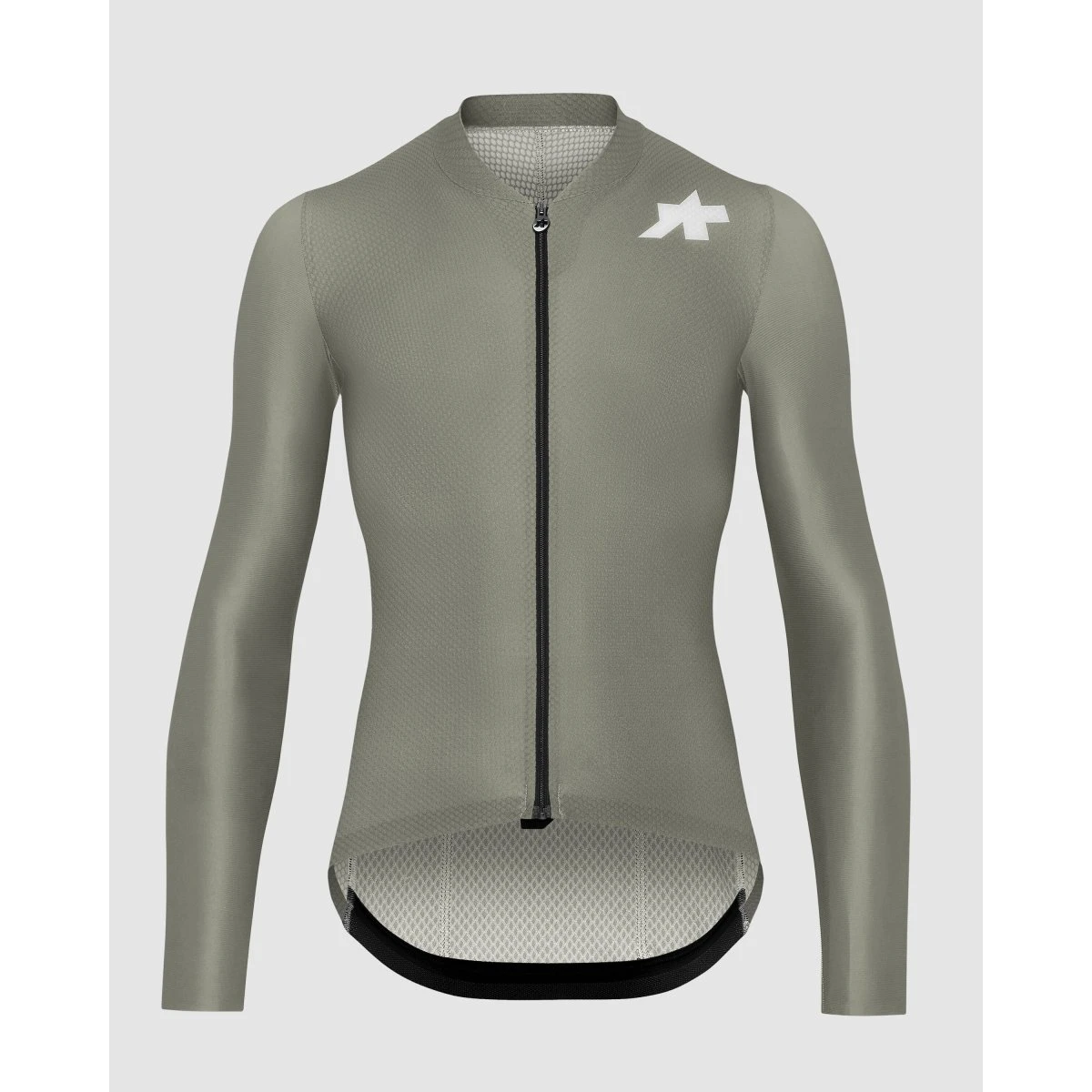 Assos Mille GT LS S11 EVO Langærmet Cykeltrøje - Edge Green - XLG