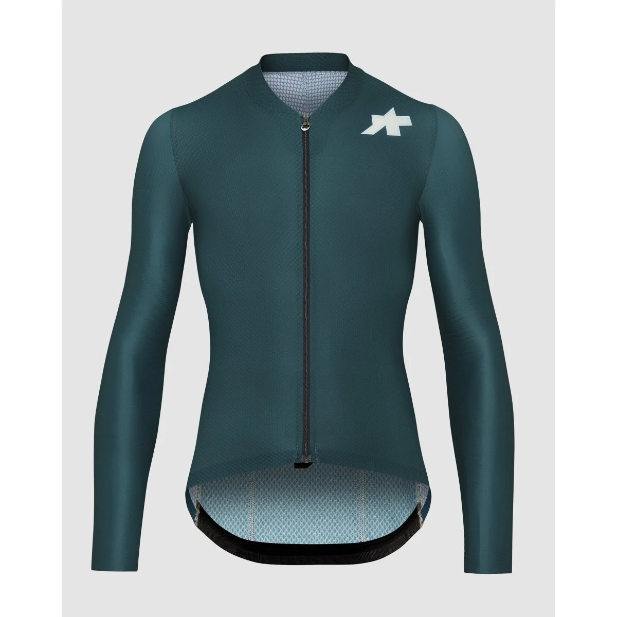 Assos Mille GT LS S11 EVO Langærmet Cykeltrøje - Deep Petrol - XLG