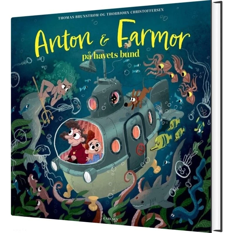Anton og Farmor på havets bund - Børnebog (Hardcover)