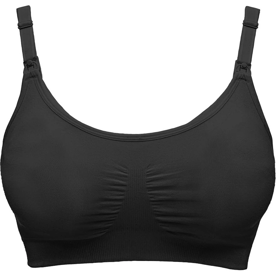 Medela 3-i-1 amme- og pumpe-BH, sort, Large