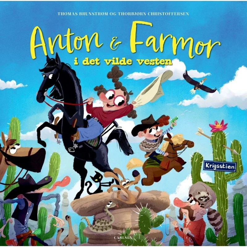 Anton og farmor i Det Vilde Vesten - Børnebog