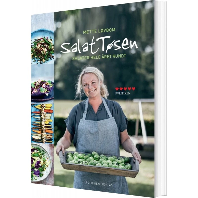 Salattøsen: Salater hele året – Kogebog af Mette Løvbom