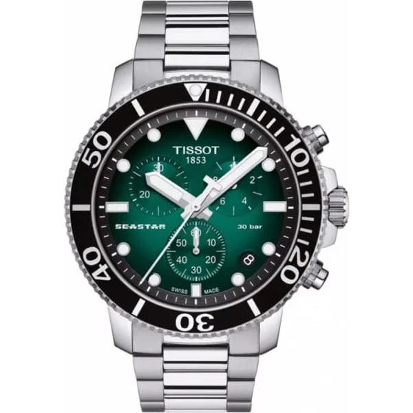 Tissot Seastar 1000 Quartz Chronograph T120.417.11.091.01 - Grøn