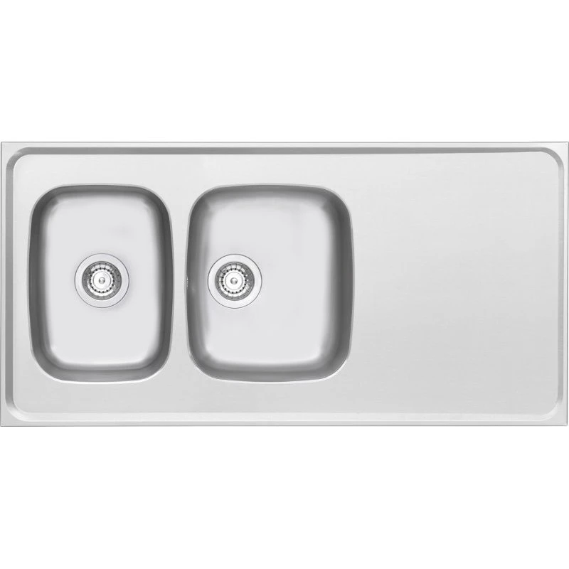 Contura Classic H 1200 stålbord med dobbelt kumme, 120x62 cm