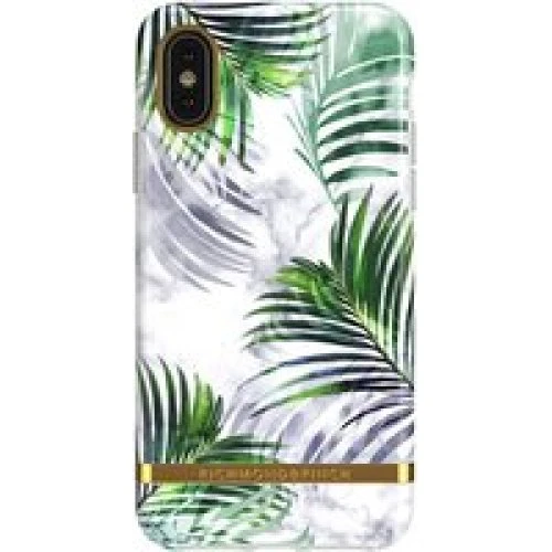 Richmond & Finch White Marble Tropics Cover til iPhone X/XS