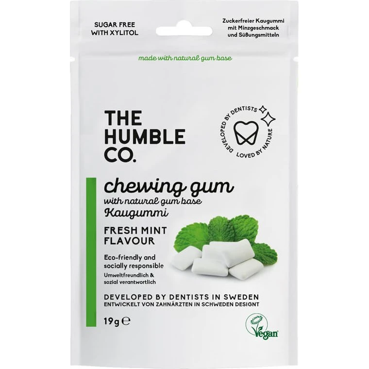 Humble Naturligt tyggegummi Fresh Mint - 19 gram