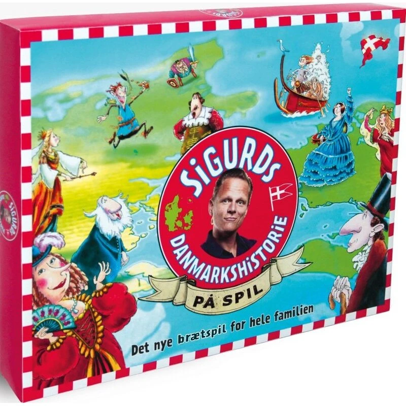 Sigurds Danmarkshistorie - Brætspil af Sigurd Barrett
