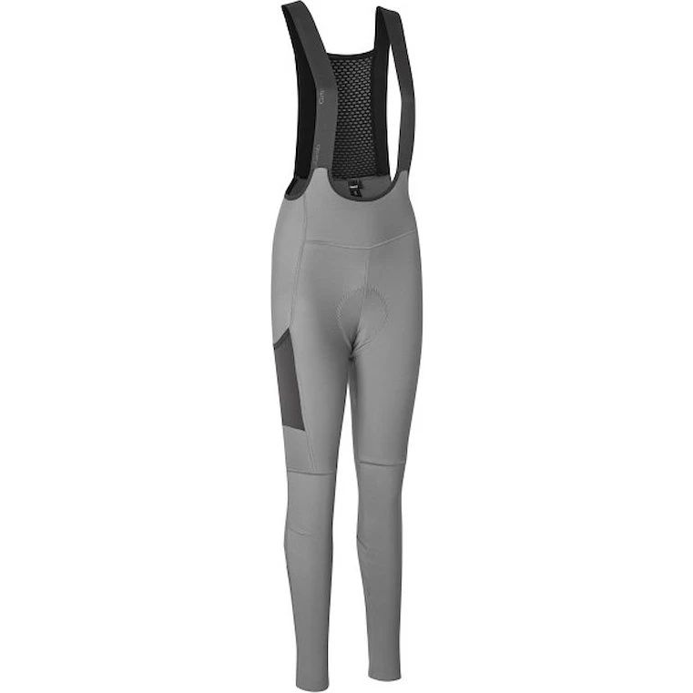 GripGrab PACR Thermal bibtights med seler - Grå - Dame
