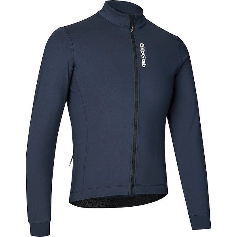 GripGrab RIDE Thermal langærmet cykeltrøje - Navy
