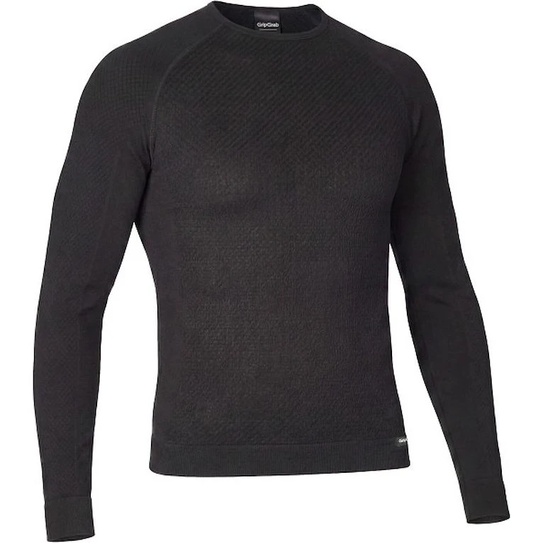 GripGrab PACR vinter langærmet seamless baselayer - Sort