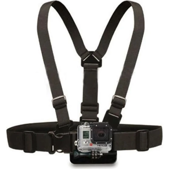 Brystsele til GoPro og SJCAM actionkameraer - Sort