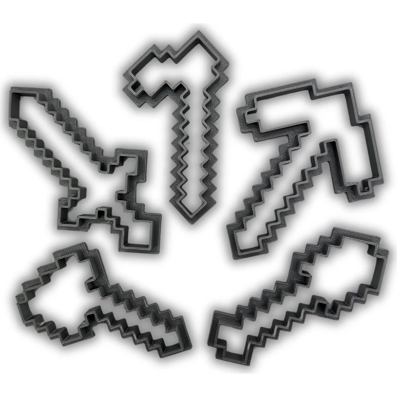 MineCraft værktøjer til småkageudstikkere