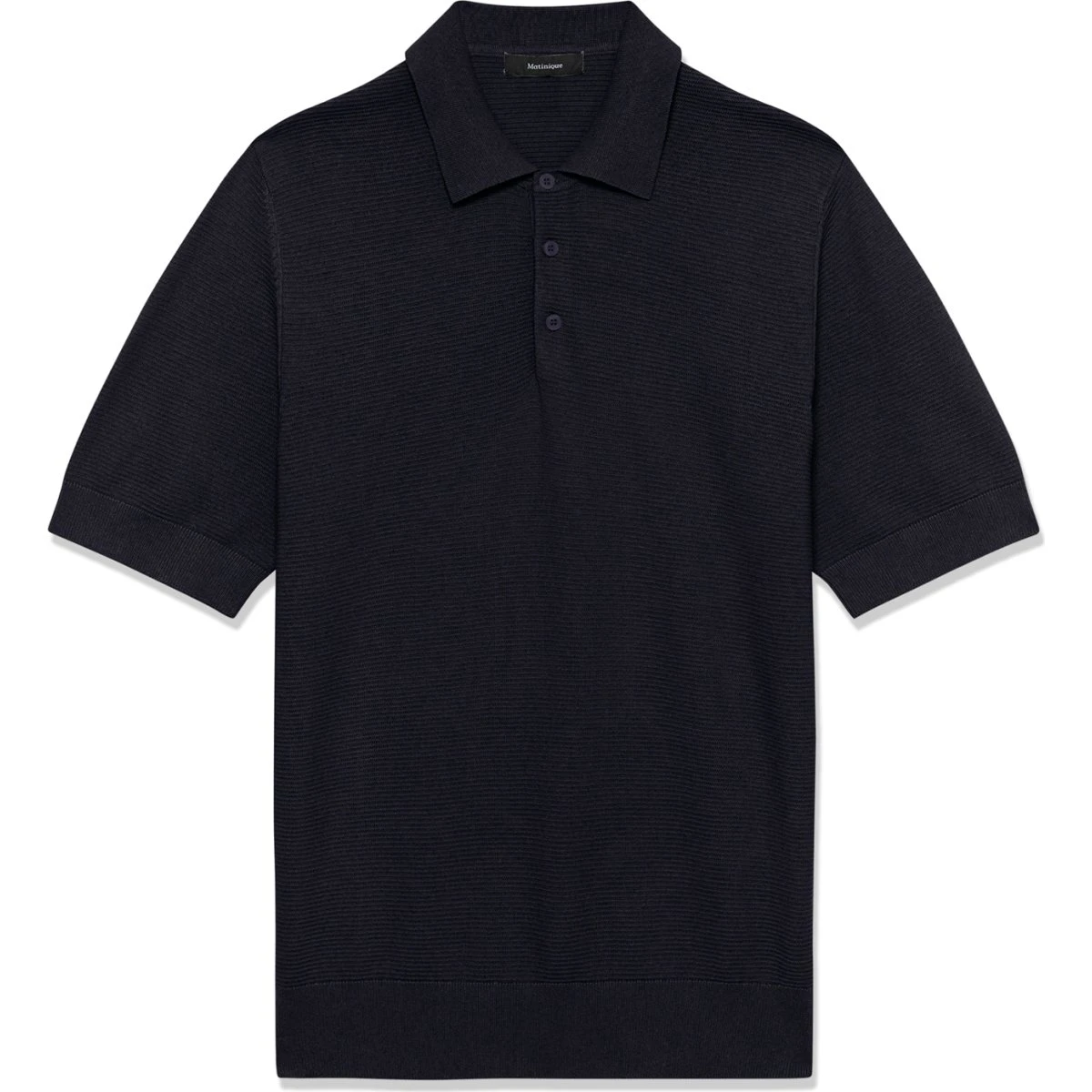 Matinique Poloshirt i bomuld - Natblå