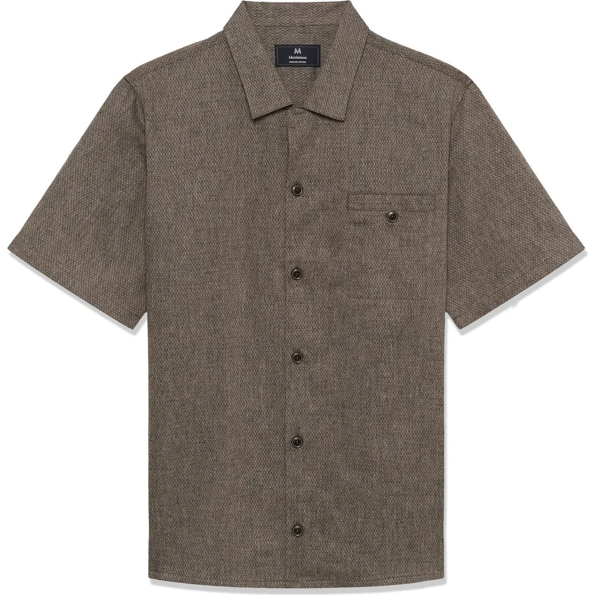 Matinique MAflint Heritage Skjorte i Choko - Regular Fit