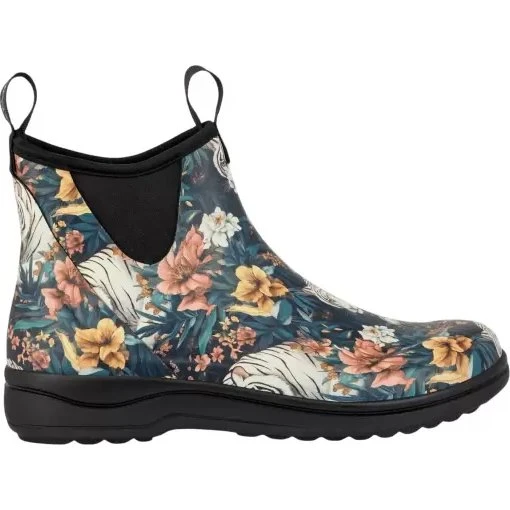 Green Comfort Rain Rubberboot Tiger & Blomster 741001Q63-133