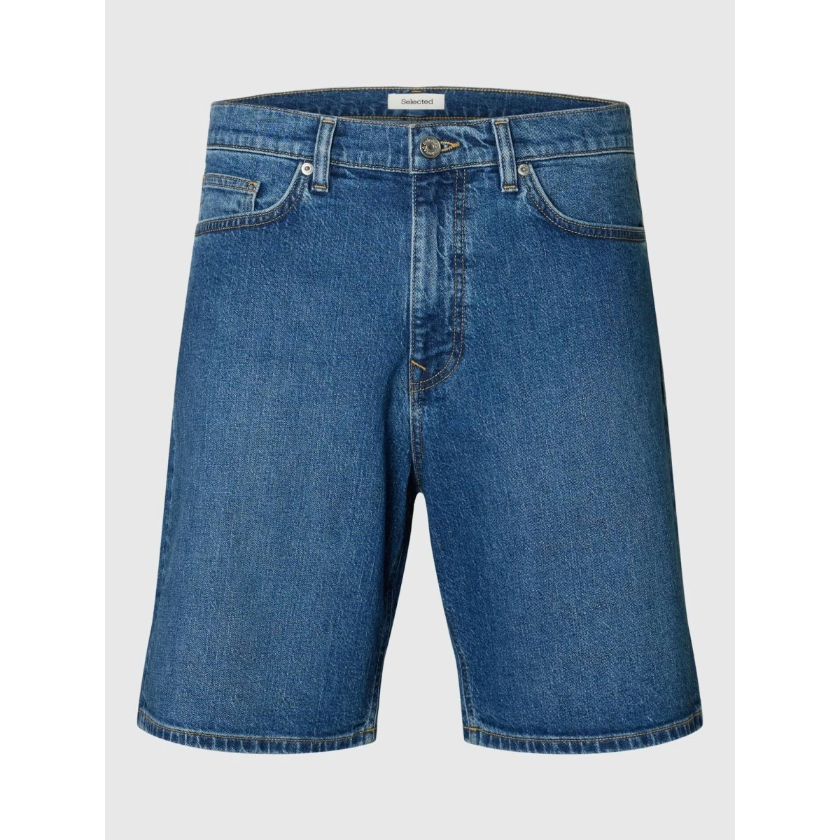 Selected Alex M.Blue 702 Denim Shorts i blå