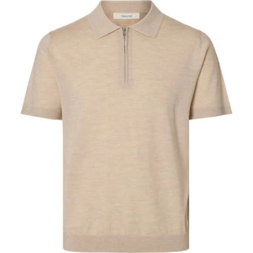 Slhtray SS Knit Half Zip Polo