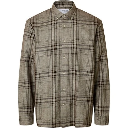 Slhregnoah Mix Bdwn LS Shirt
