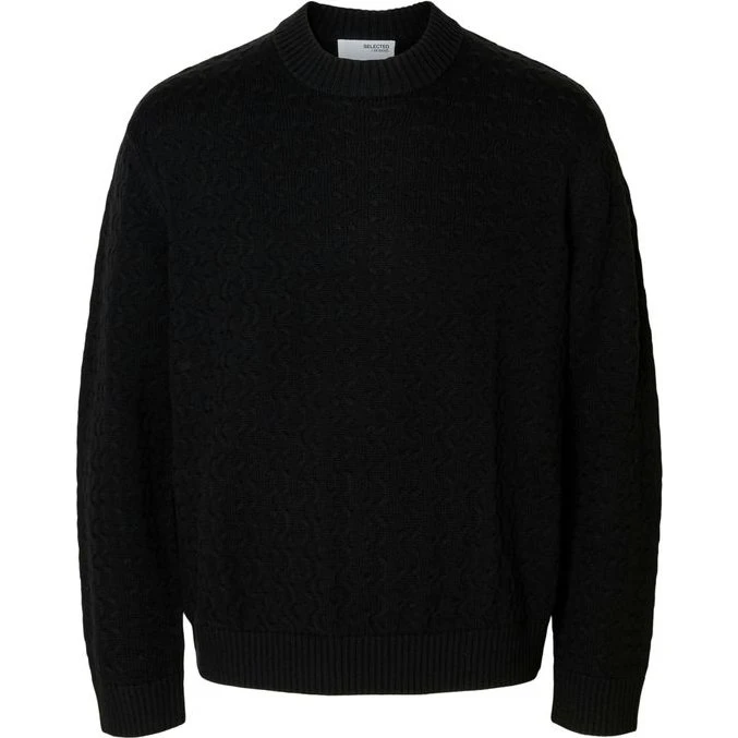 SLHPHILIP LS Knit Relaxed Crew Neck