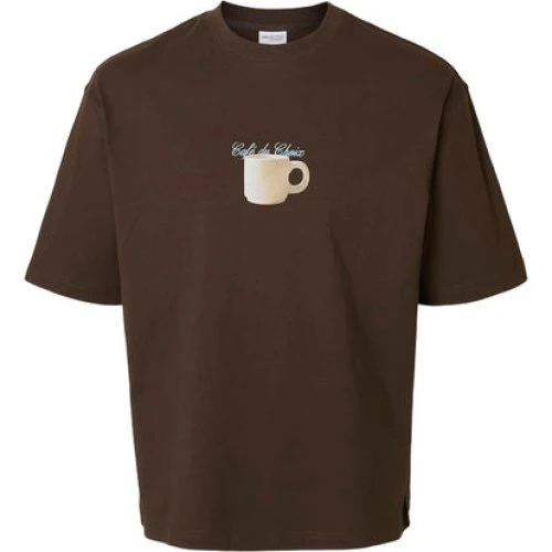 Slhrelaxnorman SS Coffee Tee